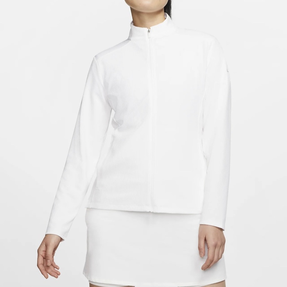 Nike Women’s golf ribbed white jacket XS